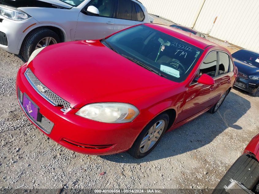 2013 Chevrolet Impala Lt VIN: 2G1WG5E37D1213262 Lot: 40106554