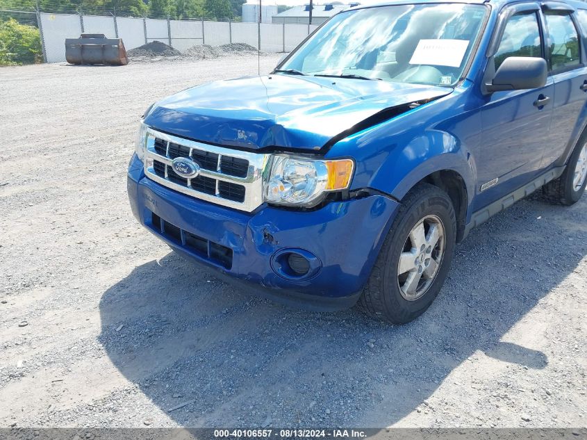 2008 Ford Escape Xls VIN: 1FMCU92Z08KA18480 Lot: 40106557