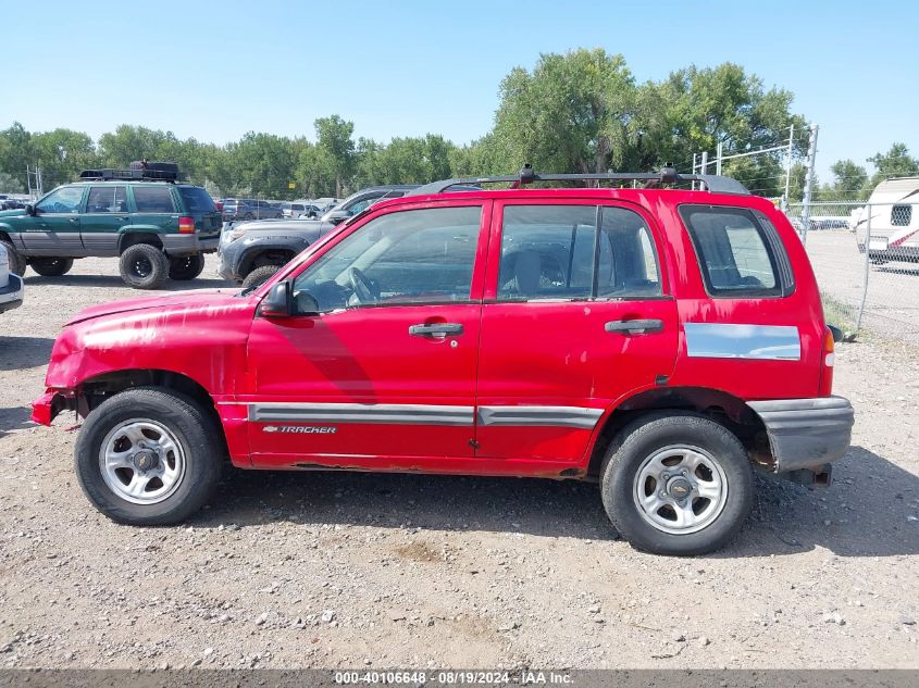 2000 Chevrolet Tracker Hard Top VIN: 2CNBJ13C9Y6943472 Lot: 40106648