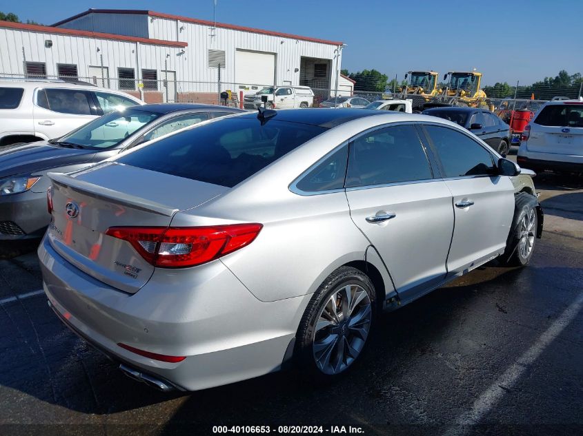 2015 Hyundai Sonata Limited 2.0T VIN: 5NPE34ABXFH118282 Lot: 40106653