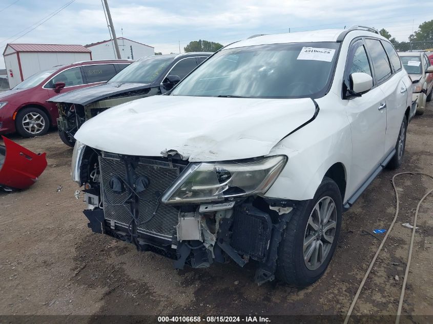 2014 Nissan Pathfinder Sv VIN: 5N1AR2MMXEC640088 Lot: 40106658