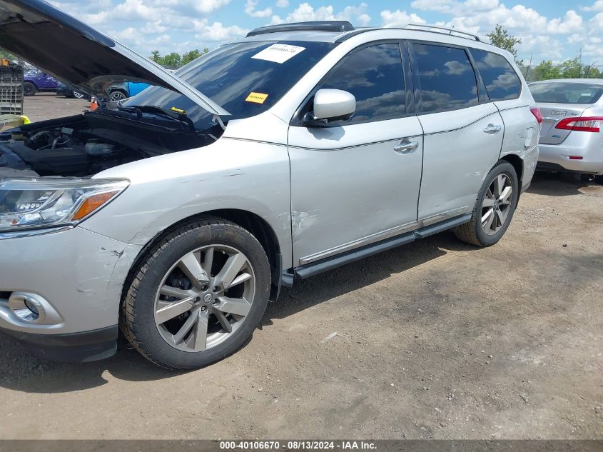 2014 Nissan Pathfinder Platinum VIN: 5N1AR2MN8EC666326 Lot: 40106670