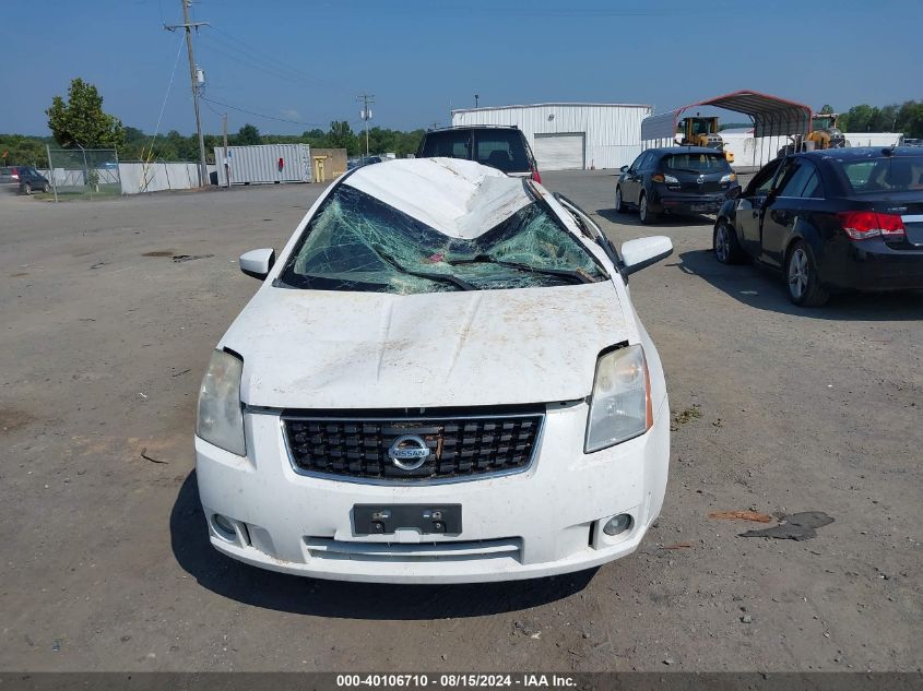 2008 Nissan Sentra 2.0/2.0S/2.0Sl VIN: 3N1AB61E38L647781 Lot: 40106710