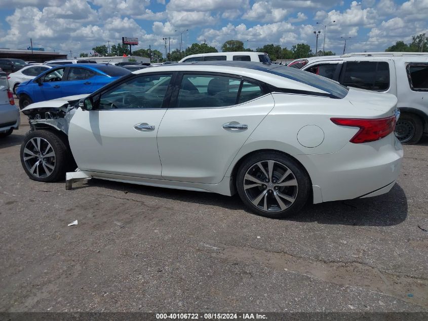 2017 Nissan Maxima 3.5S/Sv/Sl/Sr/Plat VIN: 1N4AA6AP0HC417442 Lot: 40106722