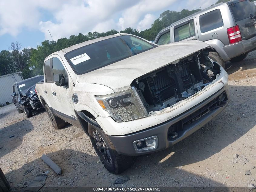 2017 Nissan Titan Pro-4X VIN: 1N6AA1E50HN536566 Lot: 40106724