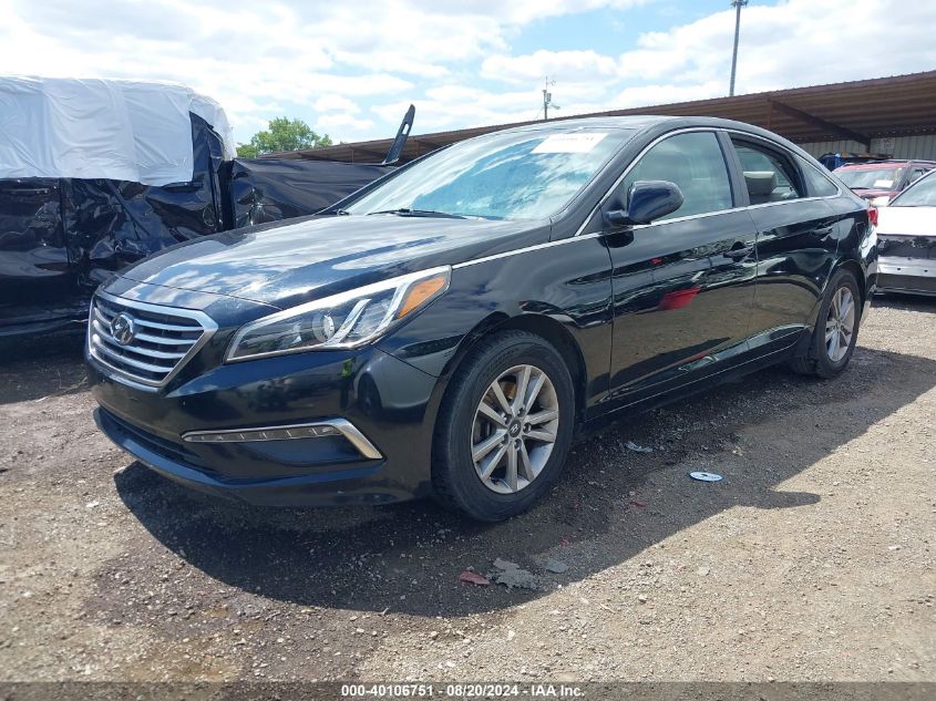 5NPE24AF8FH122207 2015 HYUNDAI SONATA - Image 2