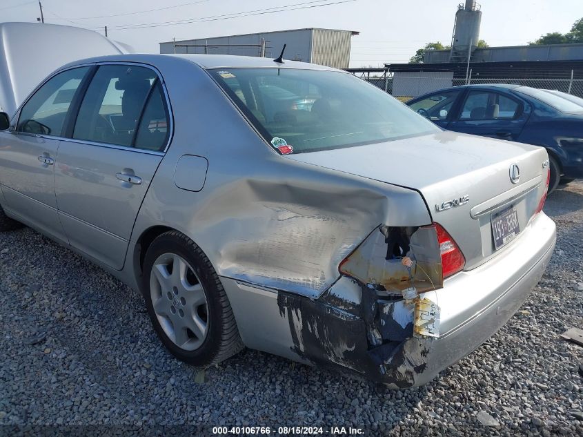 2004 Lexus Ls 430 430 VIN: JTHBN36F240153846 Lot: 40106766