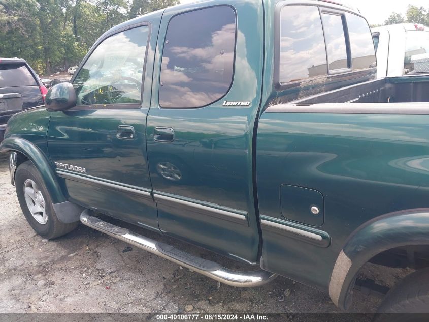 2002 Toyota Tundra Ltd V8 VIN: 5TBRT38182S306580 Lot: 40106777