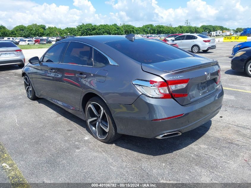 2019 Honda Accord Sport VIN: 1HGCV1F38KA125560 Lot: 40106792