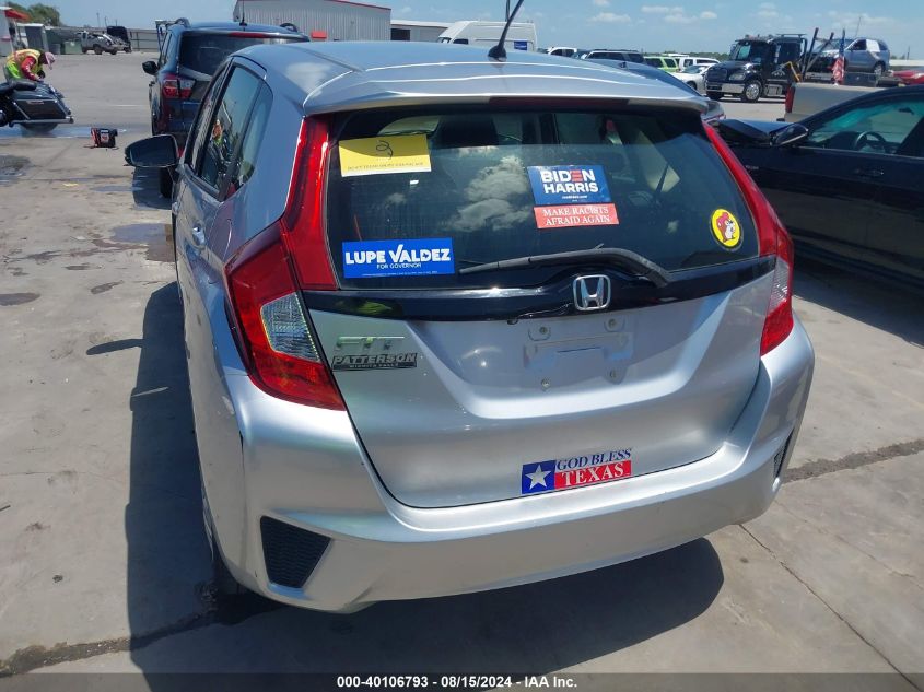 2016 Honda Fit Lx VIN: JHMGK5H55GS010722 Lot: 40106793