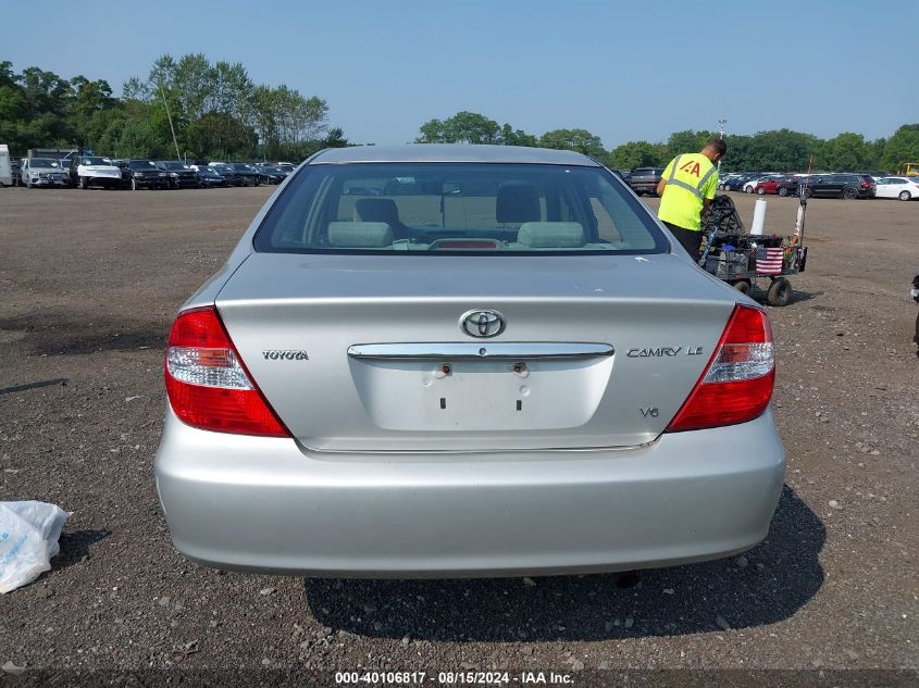 2004 Toyota Camry Le V6 VIN: 4T1BF32K74U080236 Lot: 40106817