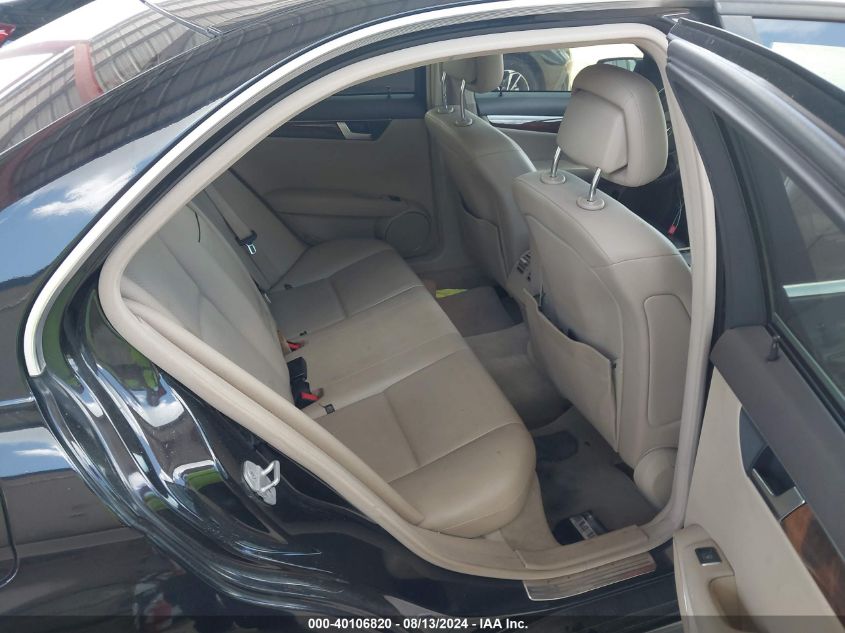 2012 Mercedes-Benz C 250 Luxury/Sport VIN: WDDGF4HB4CR212514 Lot: 40106820