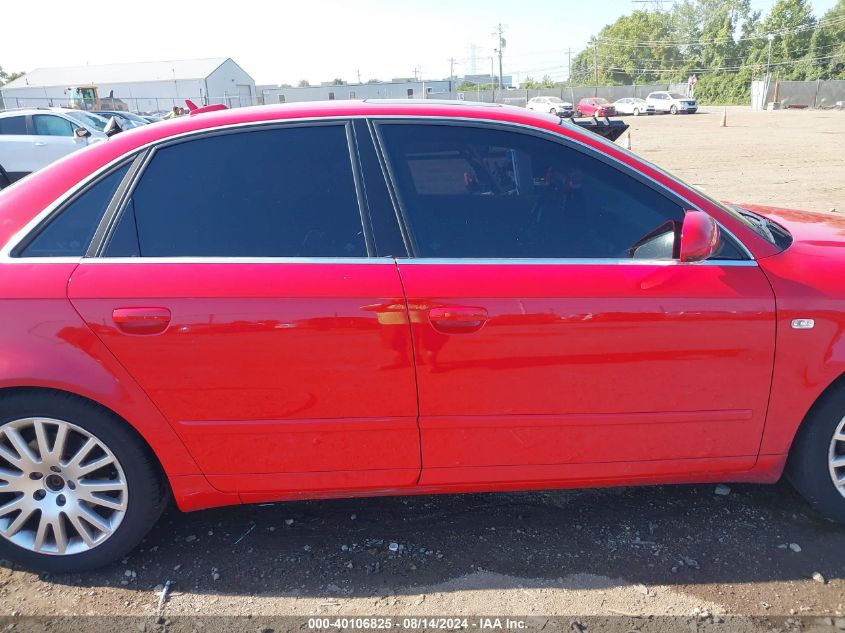 2005 Audi A4 2.0T VIN: WAUDF68E95A479813 Lot: 40106825