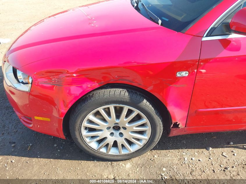 2005 Audi A4 2.0T VIN: WAUDF68E95A479813 Lot: 40106825