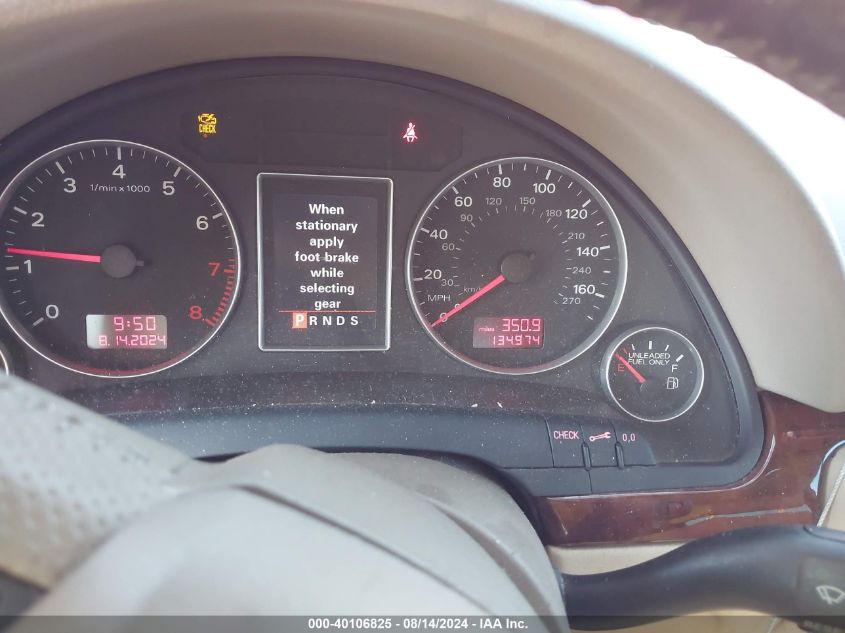 2005 Audi A4 2.0T VIN: WAUDF68E95A479813 Lot: 40106825