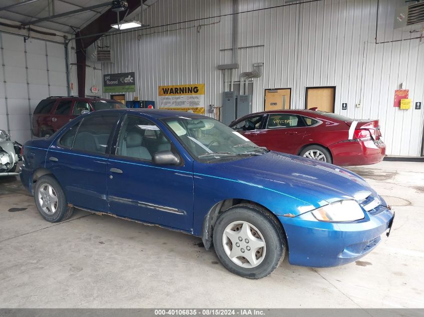2004 Chevrolet Cavalier VIN: 1G1JC52F747291158 Lot: 40106835