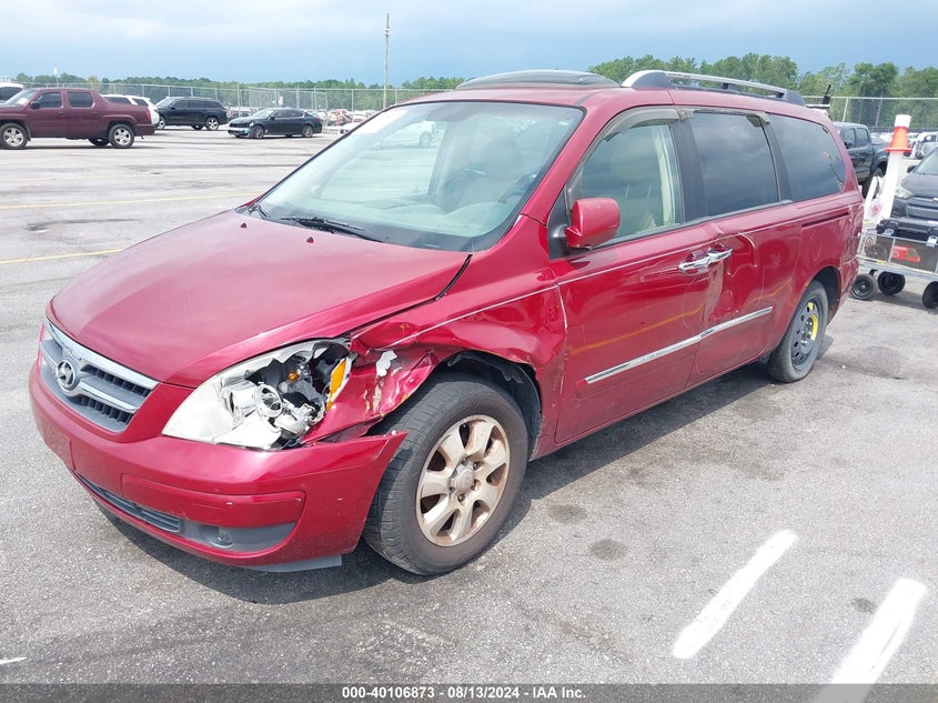 2007 Hyundai Entourage Gls/Limited/Se VIN: KNDMC233876027867 Lot: 40106873
