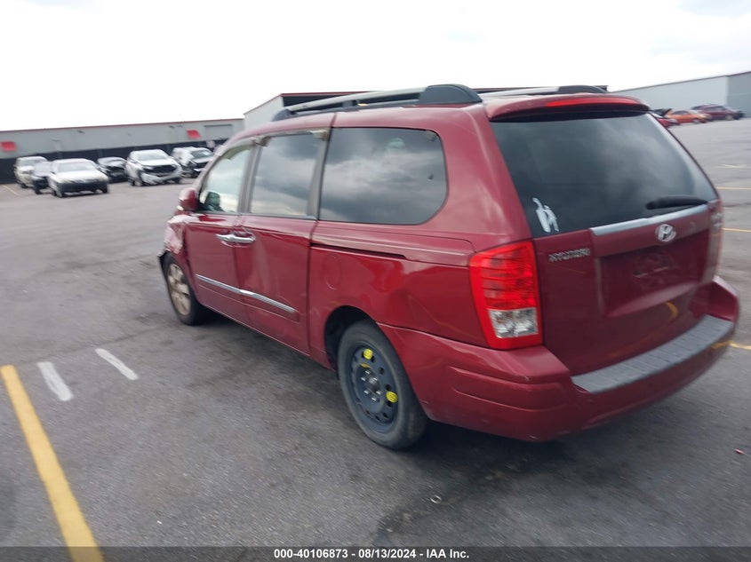 2007 Hyundai Entourage Gls/Limited/Se VIN: KNDMC233876027867 Lot: 40106873