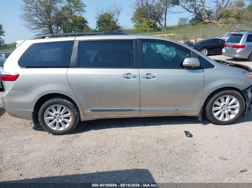 5TDDK3DC3FS128062 2015 Toyota Sienna Limited Premium 7 Passenger