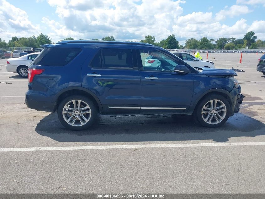 2017 Ford Explorer Limited VIN: 1FM5K8F89HGD84919 Lot: 40106896