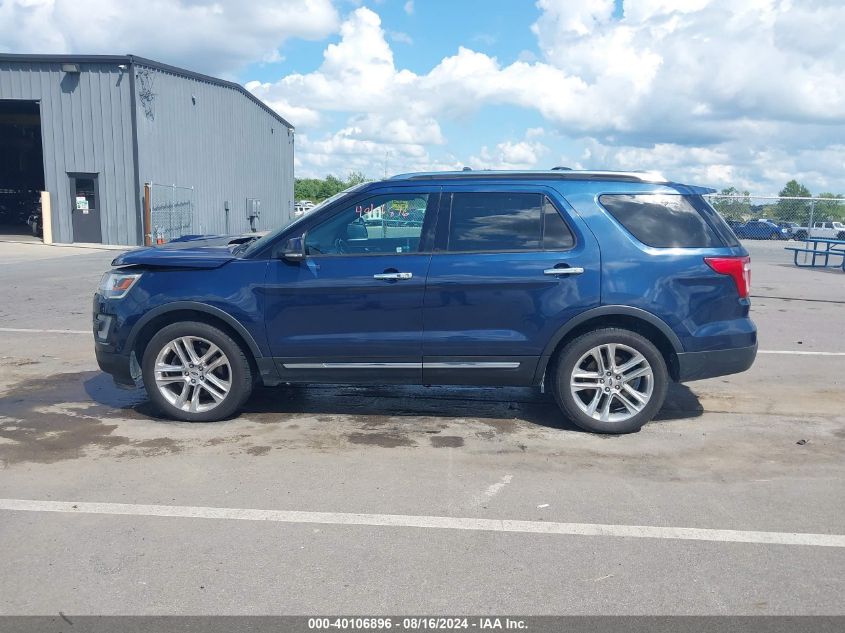 2017 Ford Explorer Limited VIN: 1FM5K8F89HGD84919 Lot: 40106896