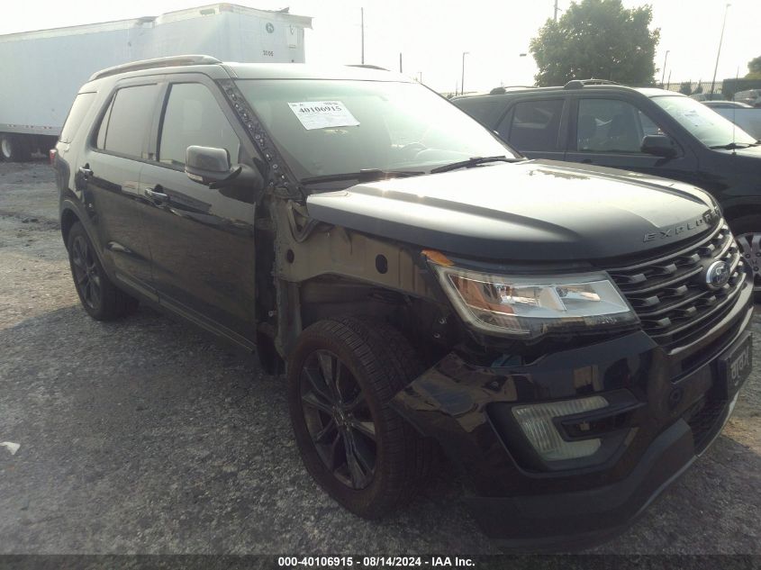 VIN 1FM5K8D8XHGB16299 2017 Ford Explorer, Xlt no.1