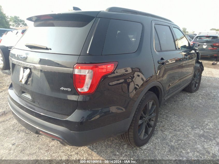 VIN 1FM5K8D8XHGB16299 2017 Ford Explorer, Xlt no.4