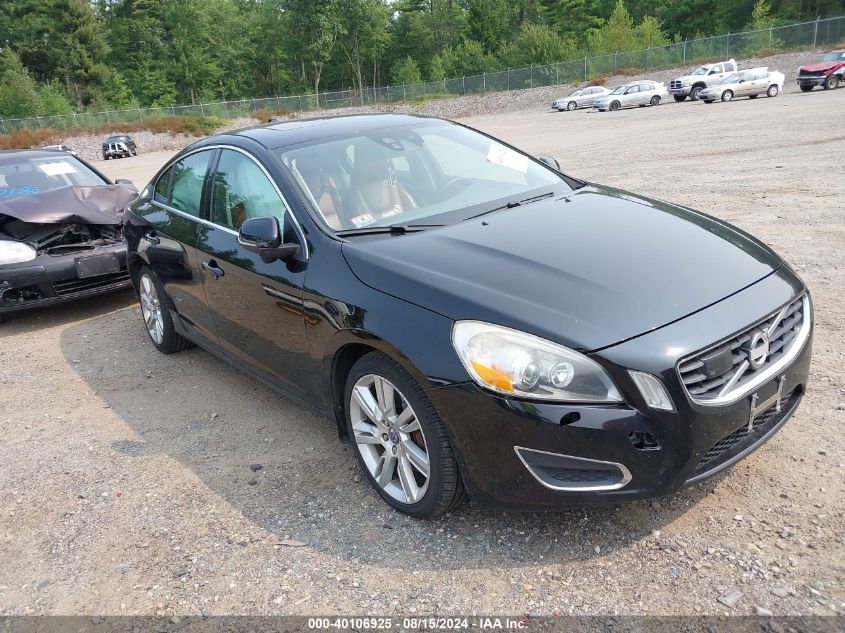 2012 Volvo S60 T6 VIN: YV1902FHXC2033106 Lot: 40106925