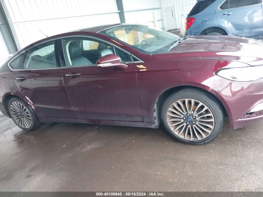 2017 Ford Fusion Se VIN: 3FA6P0HD5HR228218 Lot: 40106945