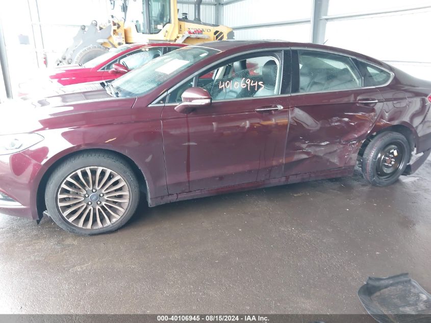 2017 Ford Fusion Se VIN: 3FA6P0HD5HR228218 Lot: 40106945