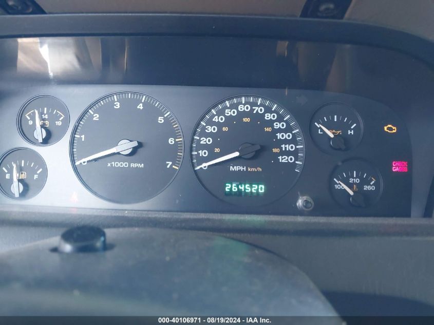 2002 Jeep Grand Cherokee Laredo VIN: 1J4GW48S52C302759 Lot: 40106971