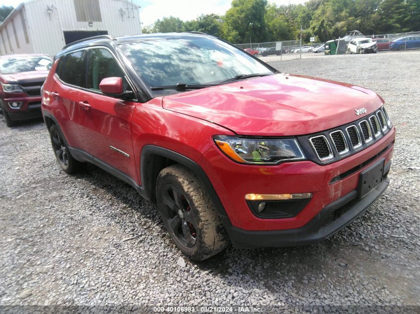 2018 Jeep Compass Latitude 4X4 VIN: 3C4NJDBB1JT167836 Lot: 40106983