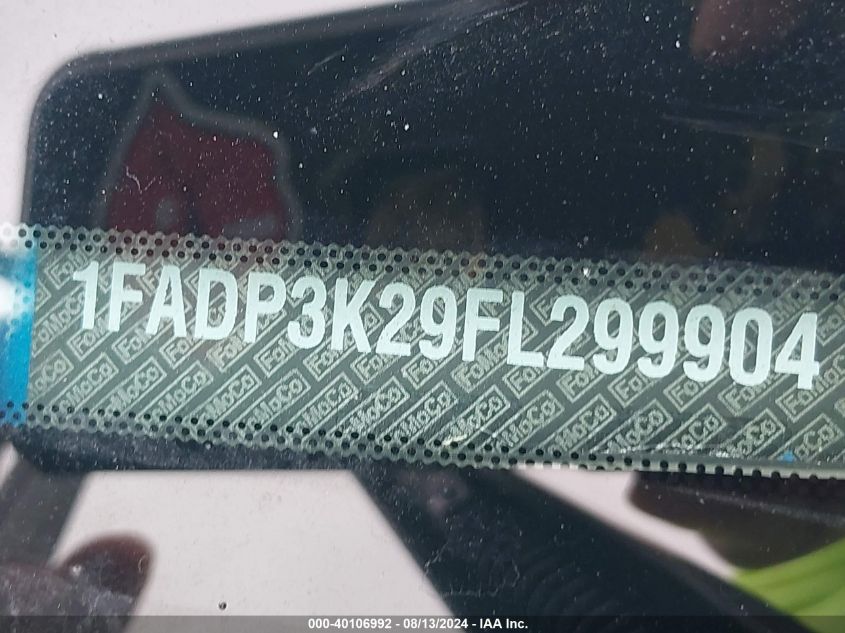 1FADP3K29FL299904 2015 Ford Focus Se