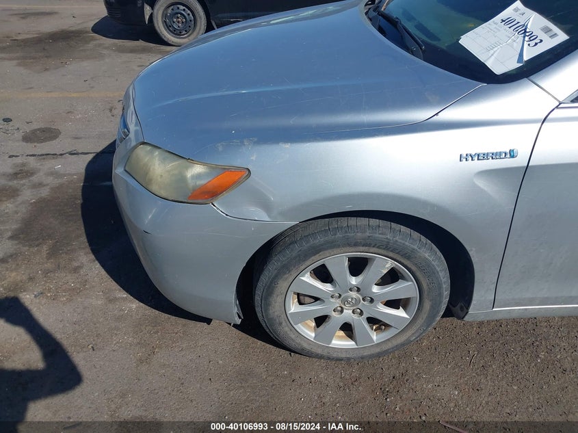2007 Toyota Camry Hybrid VIN: JTNBB46K873004773 Lot: 40106993