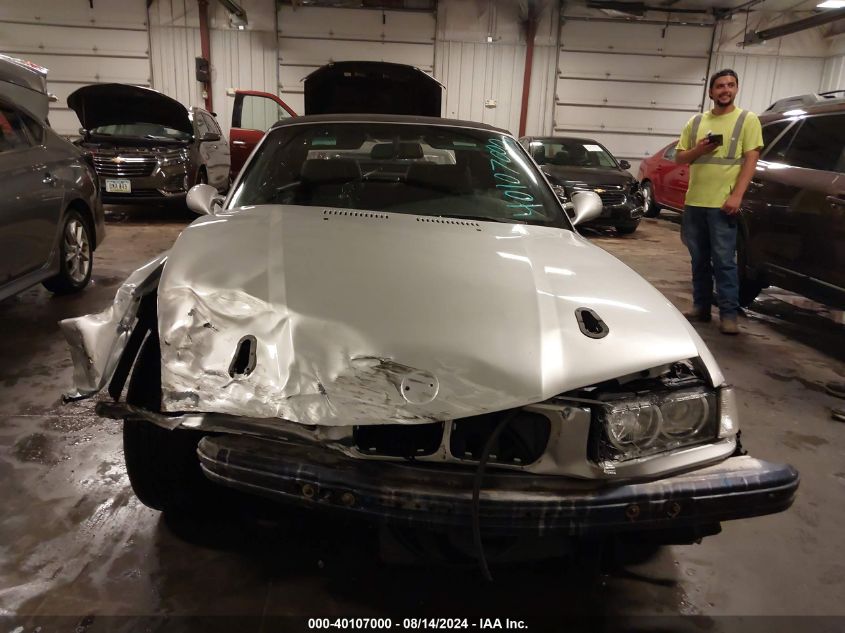 1999 BMW 323 Ic VIN: WBABJ7331XEA19027 Lot: 40107000