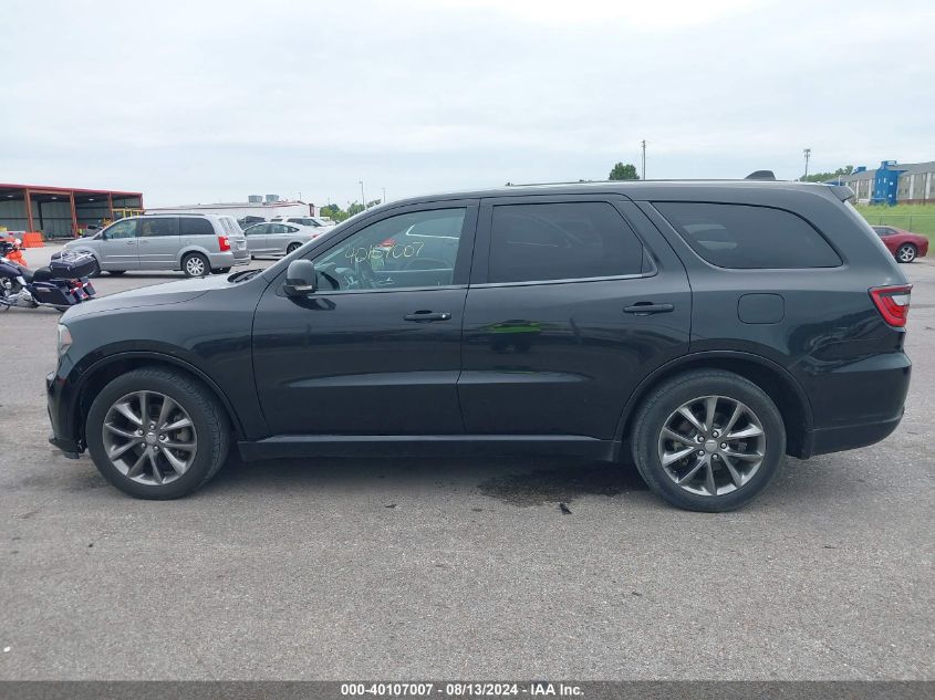 2014 Dodge Durango R/T VIN: 1C4SDHCT0EC396762 Lot: 40107007