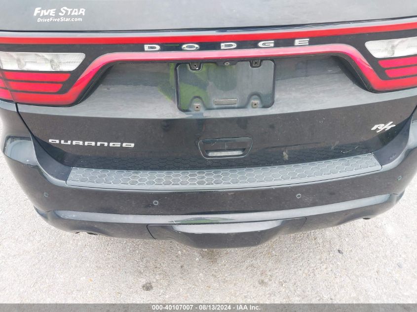 2014 Dodge Durango R/T VIN: 1C4SDHCT0EC396762 Lot: 40107007