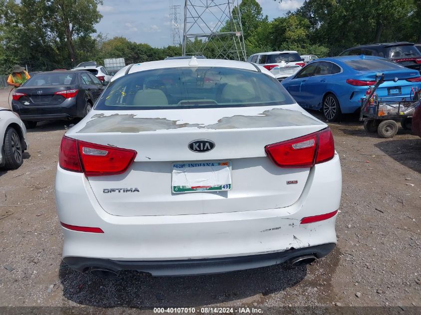 2015 Kia Optima Lx VIN: 5XXGM4A79FG384986 Lot: 40107010