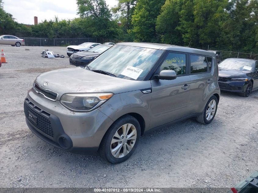 2015 Kia Soul + VIN: KNDJP3A54F7112974 Lot: 40107012