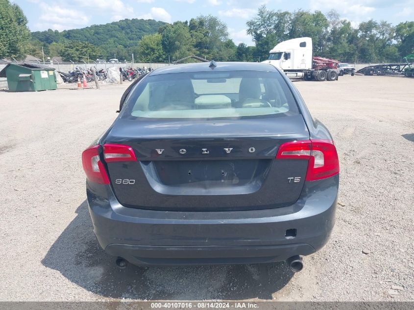 2012 Volvo S60 T5 VIN: YV1622FS8C2043724 Lot: 40107016