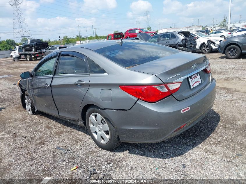 2013 Hyundai Sonata Gls VIN: 5NPEB4ACXDH551464 Lot: 40107051