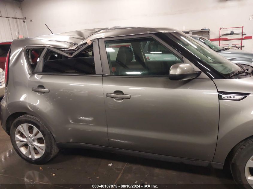 2016 Kia Soul + VIN: KNDJP3A58G7387832 Lot: 40107075