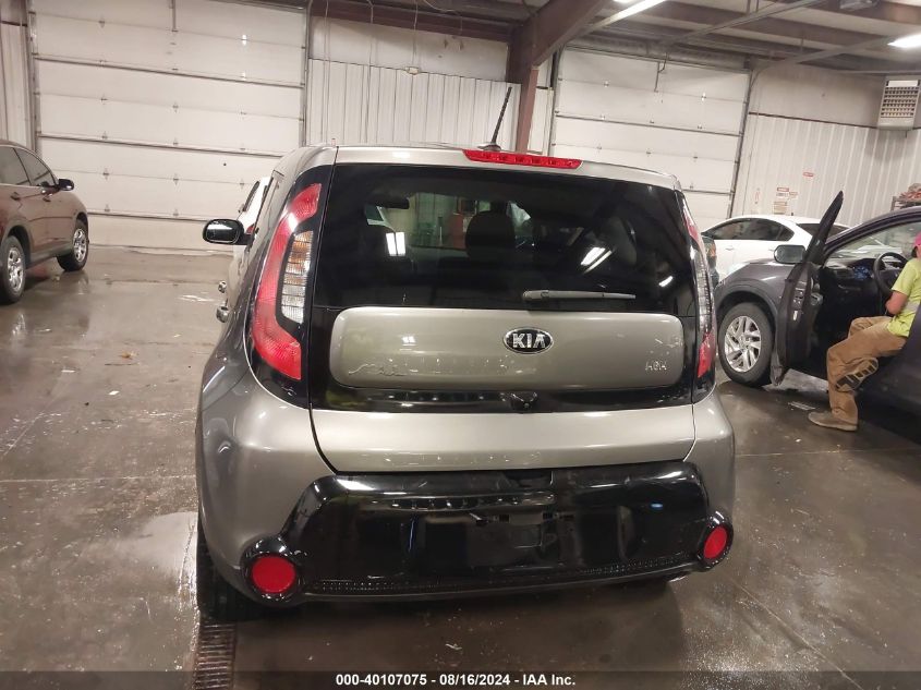 2016 Kia Soul + VIN: KNDJP3A58G7387832 Lot: 40107075