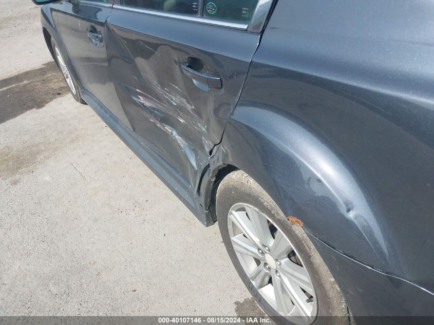 2011 Subaru Legacy 2.5I Premium VIN: 4S3BMBG63B3265046 Lot: 40107146