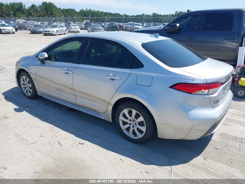 2021 Toyota Corolla Le VIN: JTDEPMAE1MJ132087 Lot: 40107190