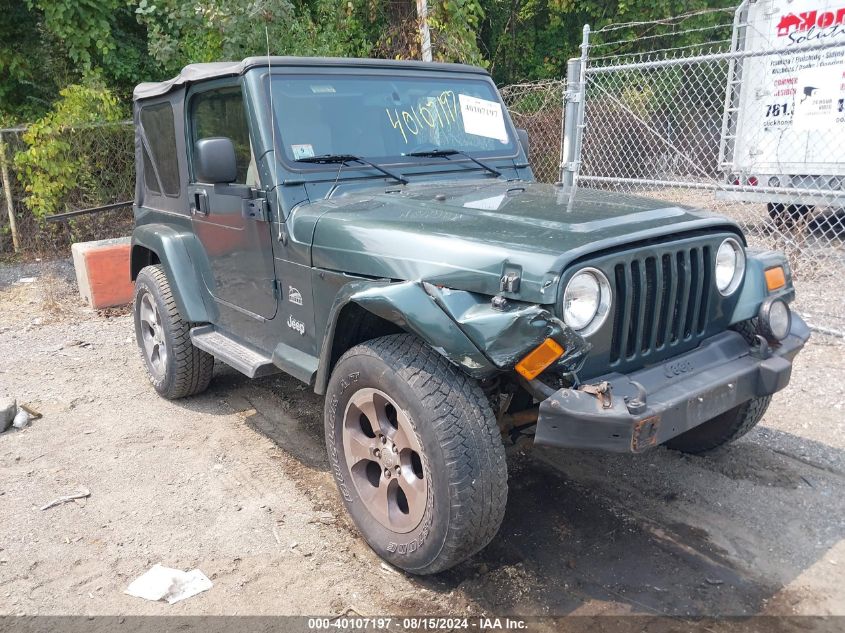 2003 Jeep Wrangler Sahara VIN: 1J4FA59S33P376738 Lot: 40107197