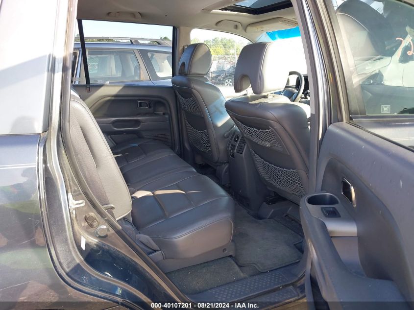 2006 Honda Pilot Ex-L VIN: 2HKYF18586H550369 Lot: 40107201