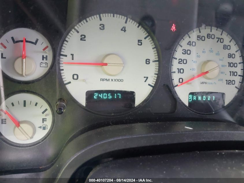 2005 Dodge Ram 1500 Slt/Laramie VIN: 1D7HA18N05J627276 Lot: 40107204