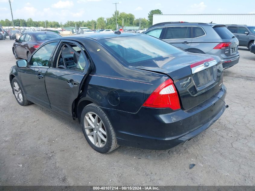 2011 Ford Fusion Sel VIN: 3FAHP0JGXBR297040 Lot: 40107214