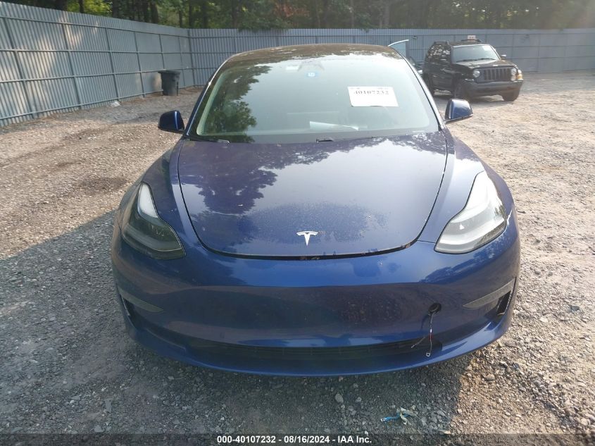 2021 Tesla Model 3 VIN: 5YJ3E1EB1MF056440 Lot: 40107232